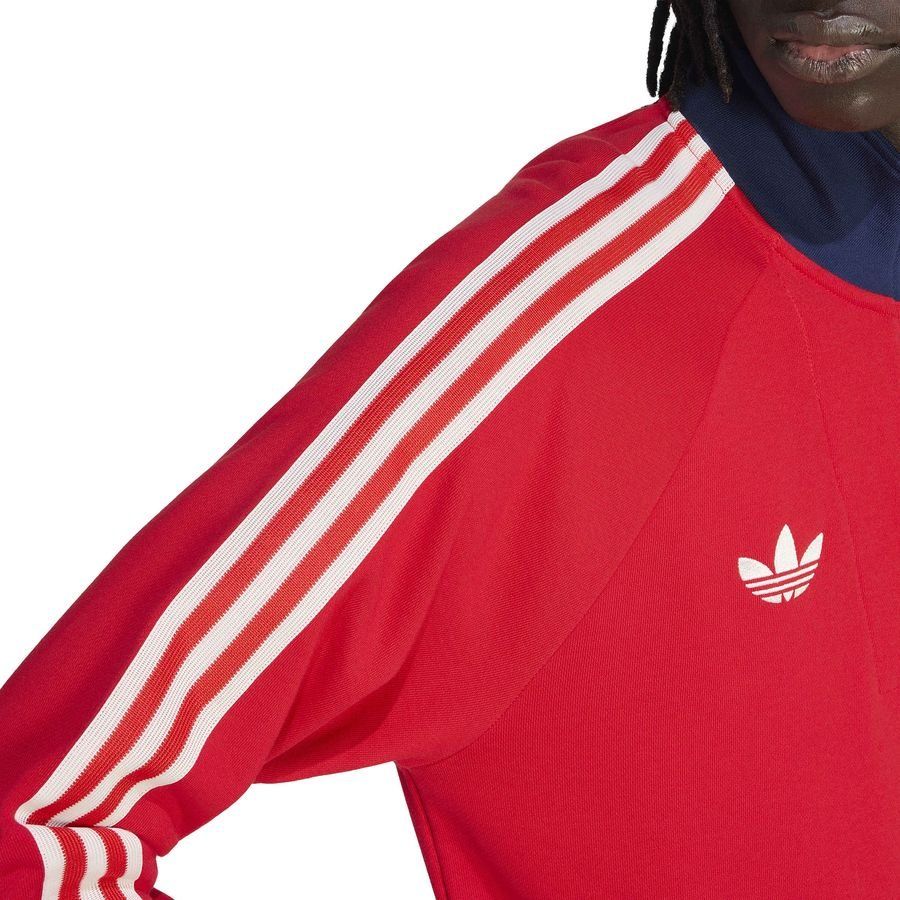 Arsenal Track Top OG Half Zip - Better Scarlet - Men's-SoccerKits Hub | Buy Soccer Jerseys Online